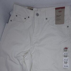 Levi’s 80s Mom Jeans White High Rise Straight‎ Leg NWT